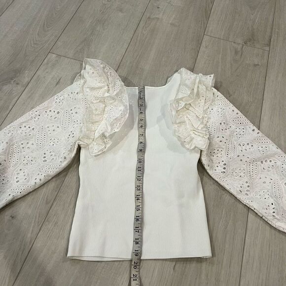 DOLAN Eyelet Ruffle-Sleeve
Jumper size S - Picture 3 of 7